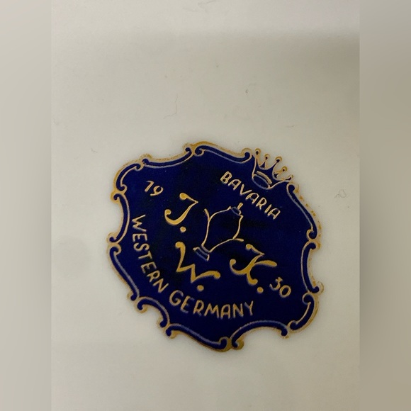 Mid Century Vintage JK Bavaria Western Germany Le Cresson Salad Plate - Picture 9 of 14